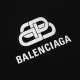 【2026】BALENCIAGA バレンシアガの新型のバックルのプリントロゴのプリントの半袖 Tシャツ