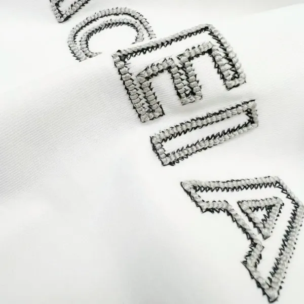 【2026】BALENCIAGA/バレンシアガ 23新作中空立体刺繡カジュアル丸首半袖Tee
