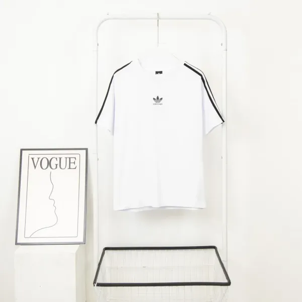 【2026】balenciaga BLCG＆addidas コラボアルファベット刺繡Tシャツ