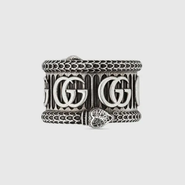 【2026】GUCCI ダブルGシルバーリング
