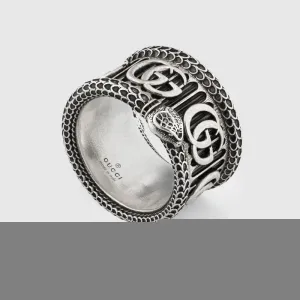 【2026】GUCCI ダブルGシルバーリング