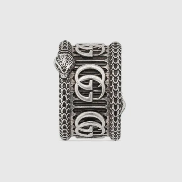 【2026】GUCCI ダブルGシルバーリング