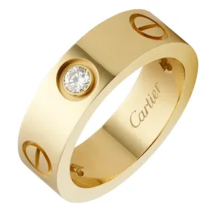 【2026】【Cartier】カルティエ LOVE RING, 3 DIAMONDS リング、ダイヤモンド3個