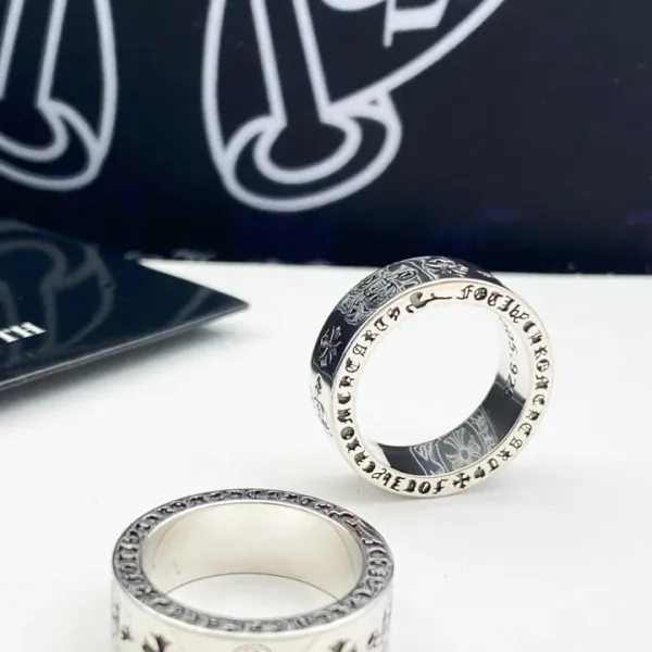 【2026】【Chrome Hearts】  男性と女性のためのクロエハートファッションパーソナリティリング