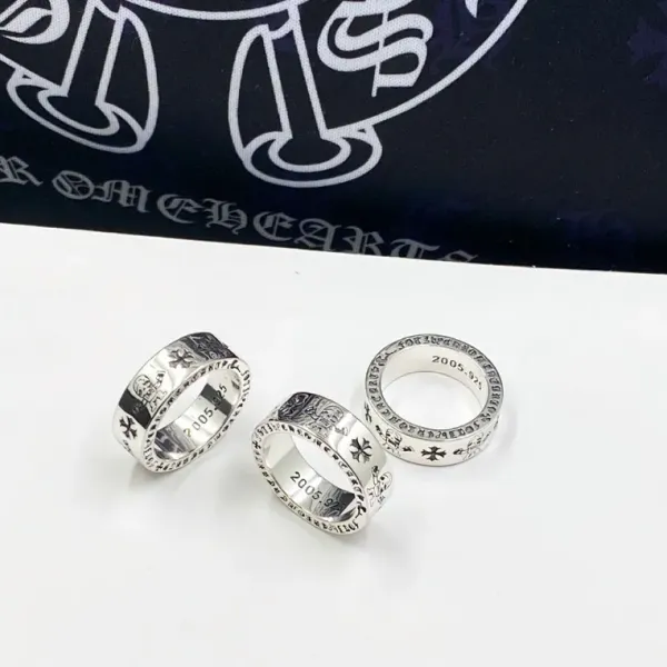 【2026】【Chrome Hearts】  男性と女性のためのクロエハートファッションパーソナリティリング