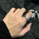 【2026】【Chrome Hearts】  男性と女性のためのクロエハートファッションパーソナリティリング