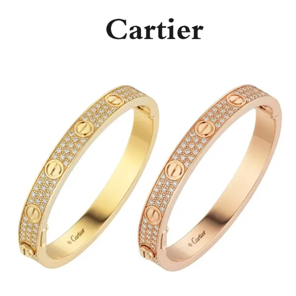 【2026】【Cartier】カルティエ LOVE BRACELET, DIAMOND-PAVED ブレスレット、パヴェダイヤモンド