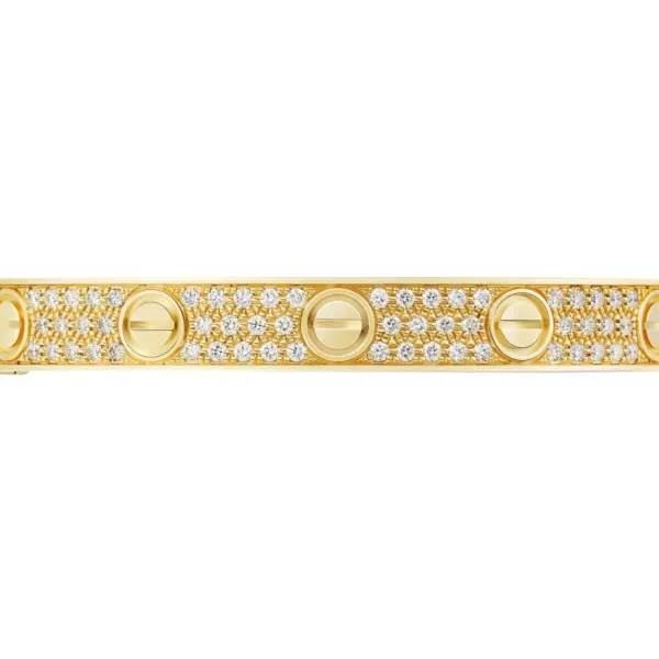 【2026】【Cartier】カルティエ LOVE BRACELET, DIAMOND-PAVED ブレスレット、パヴェダイヤモンド