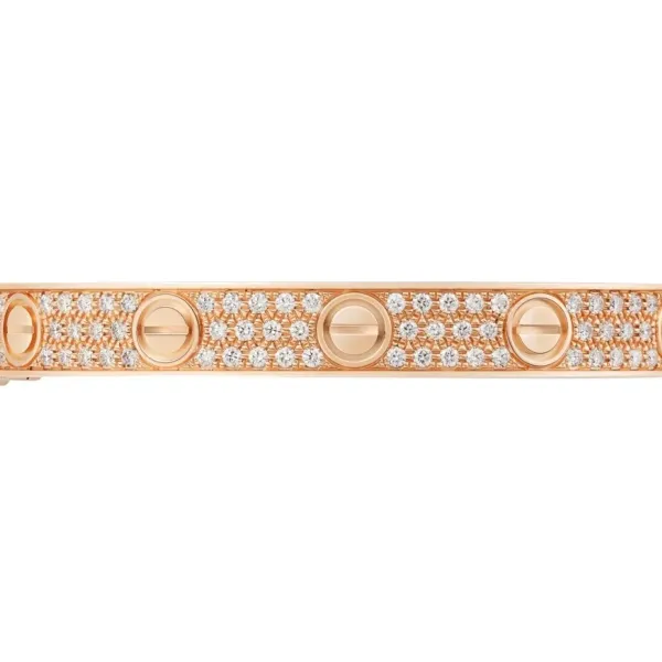 【2026】【Cartier】カルティエ LOVE BRACELET, DIAMOND-PAVED ブレスレット、パヴェダイヤモンド