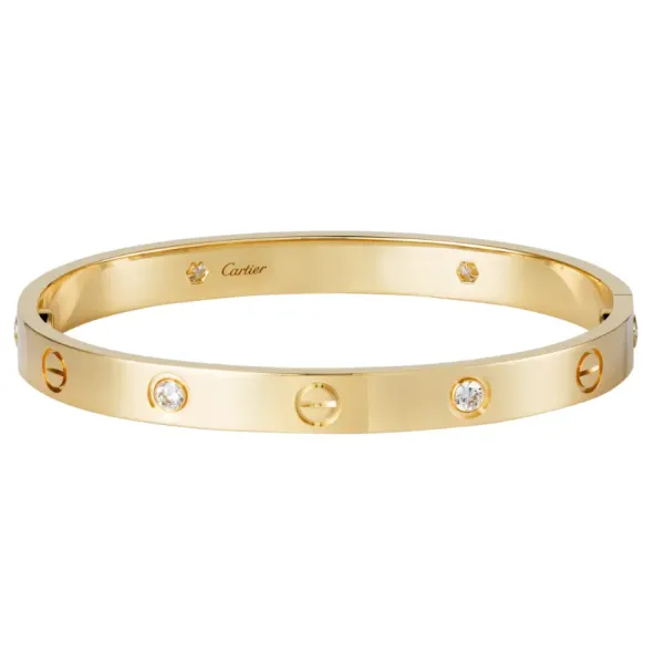 【2026】【Cartier】カルティエ LOVE BRACELET, 4 DIAMONDS ブレスレット、ダイヤモンド4個