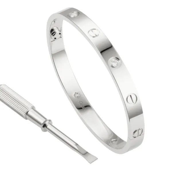 【2026】【Cartier】カルティエ LOVE BRACELET, 4 DIAMONDS ブレスレット、ダイヤモンド4個