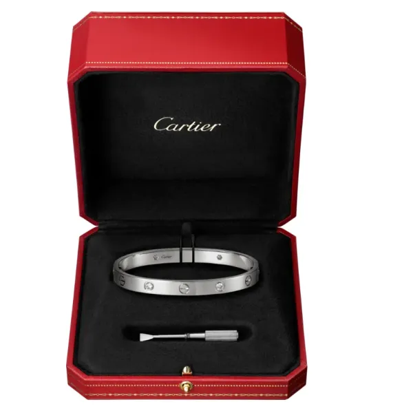 【2026】【Cartier】カルティエ LOVE BRACELET, 4 DIAMONDS ブレスレット、ダイヤモンド4個