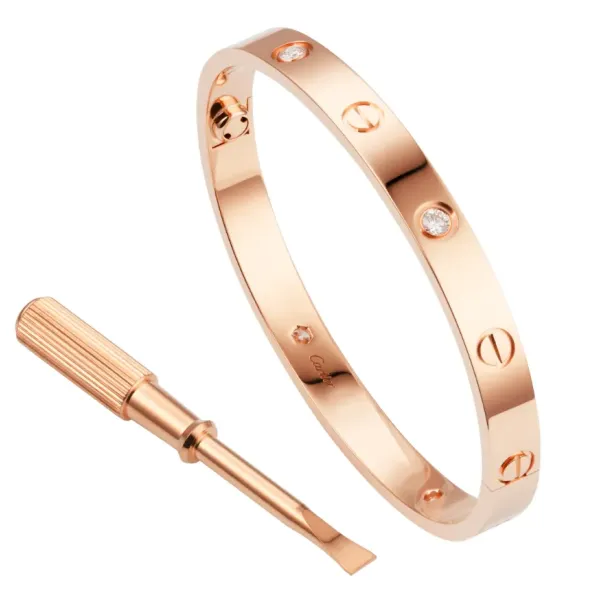 【2026】【Cartier】カルティエ LOVE BRACELET, 4 DIAMONDS ブレスレット、ダイヤモンド4個
