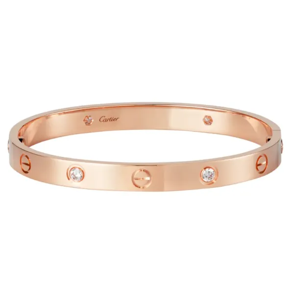 【2026】【Cartier】カルティエ LOVE BRACELET, 4 DIAMONDS ブレスレット、ダイヤモンド4個