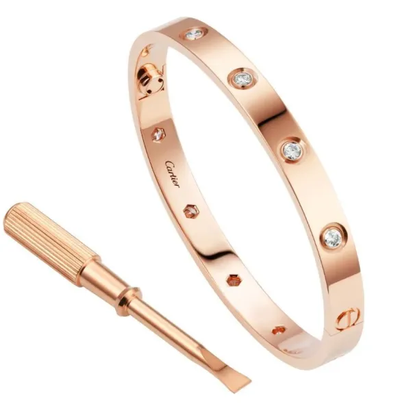 【2026】【Cartier】カルティエ LOVE BRACELET, 10 DIAMONDS ブレスレット、ダイヤモンド10個