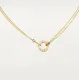 【2026】【Cartier】 LOVE ネックレス 18Kゴールド ダイヤモンド2個