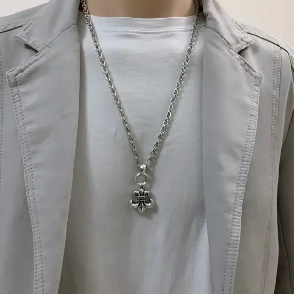【2026】【Chrome Hearts】ネックレス、新しいネックレス万能シンプルファッションオーナメント 男女兼用