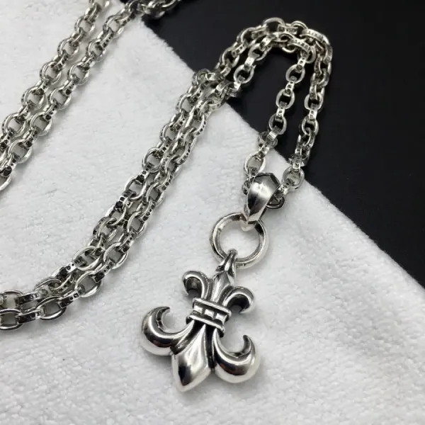 【2026】【Chrome Hearts】ネックレス、新しいネックレス万能シンプルファッションオーナメント 男女兼用