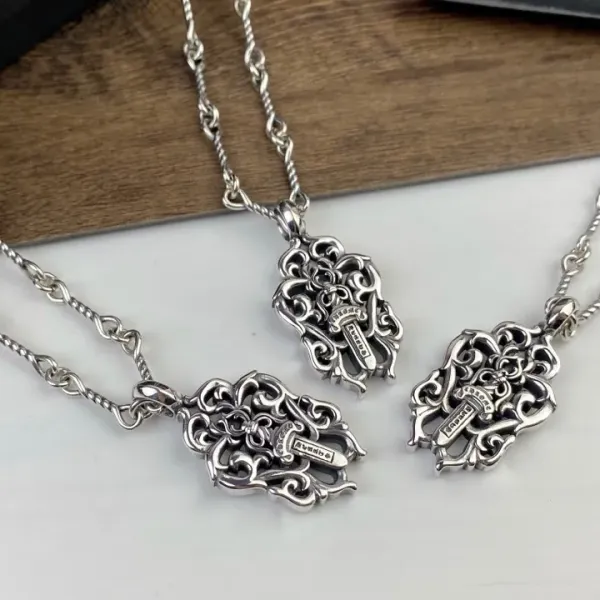 【2026】【Chrome Hearts】ネックレス、新しいネックレス万能シンプルファッションオーナメント