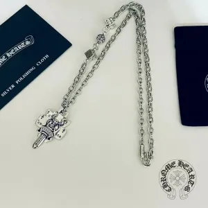 【2026】【Chrome Hearts】ネックレス、新しいネックレス万能シンプルファッションオーナメント