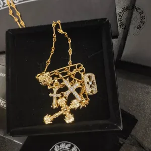 【2026】【Chrome Hearts】ネックレス、新しいネックレス万能シンプルファッションオーナメント