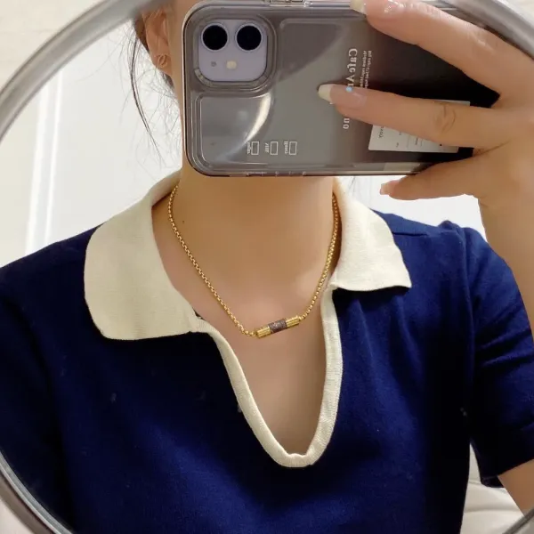 【2026】【 LOUIS VUITTON】ネックレス、新しいネックレス万能シンプルファッションオーナメント