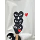 【COMME DES GARCONS PLAY 公式旗艦店】 コム デ ギャルソン プレイ   Tシャツご好評に付き再入荷 24628