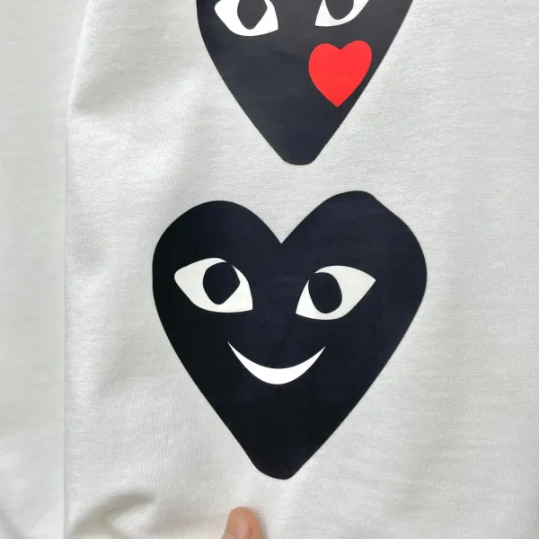 【COMME DES GARCONS PLAY 公式旗艦店】 コム デ ギャルソン プレイ   Tシャツご好評に付き再入荷 24628