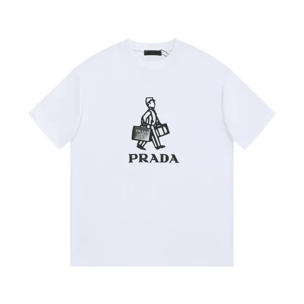 【PRADA  公式旗艦店】プラダ  Tシャツ ご好評に付き再入荷！250213