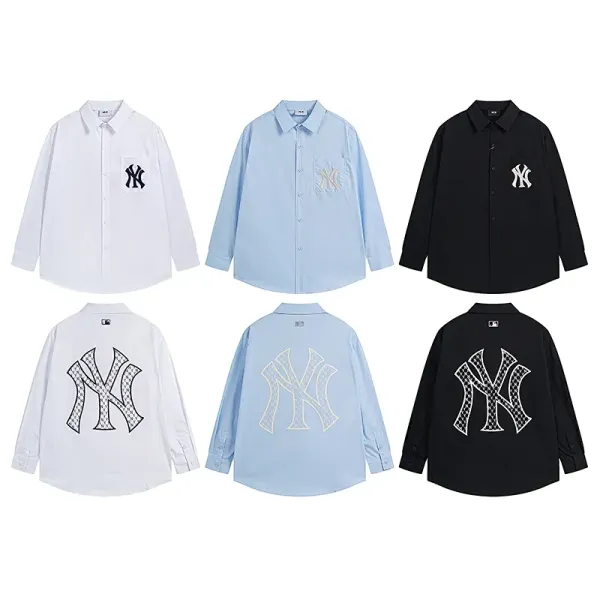 New York Yankees NY 【MLB  公式旗艦店】ヤンキース   シャツ ご好評に付き再入荷  250221