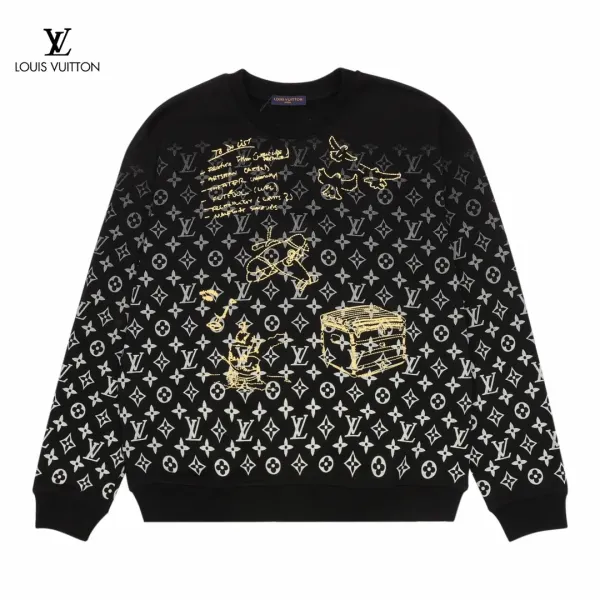 LV【LOUIS VUITTON 公式旗艦店】ルイヴィトン 丸首の衛衣 スウェット ご好評に付き再入荷!250110 LV【LOUIS VUITTON 公式旗艦店】ルイヴィトン 丸首の衛衣 スウェット ご好評に付き再入荷!250110