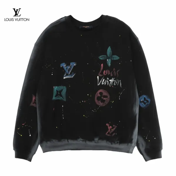LV【LOUIS VUITTON  公式旗艦店】ルイヴィトン 丸首の衛衣 スウェット ご好評に付き再入荷！250110