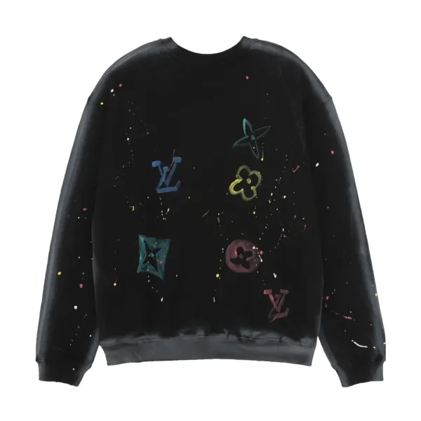 LV【LOUIS VUITTON  公式旗艦店】ルイヴィトン 丸首の衛衣 スウェット ご好評に付き再入荷！250110
