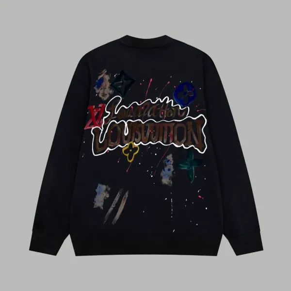 LV【LOUIS VUITTON  公式旗艦店】ルイヴィトン 丸首の衛衣 スウェット ご好評に付き再入荷！250110