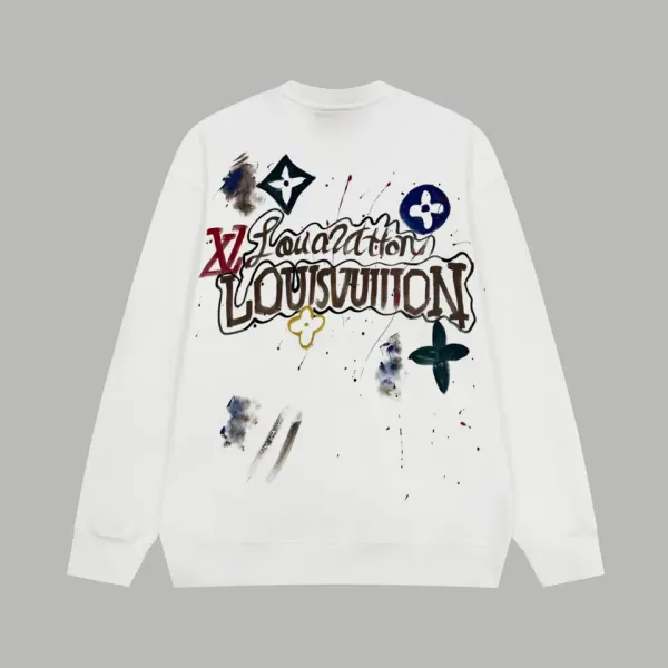 LV【LOUIS VUITTON  公式旗艦店】ルイヴィトン 丸首の衛衣 スウェット ご好評に付き再入荷！250110