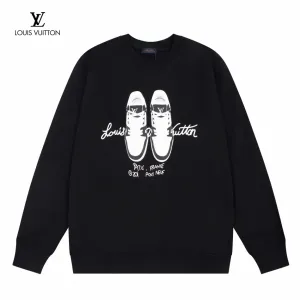 LV【LOUIS VUITTON  公式旗艦店】ルイヴィトン 丸首の衛衣 スウェット ご好評に付き再入荷！241217