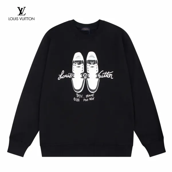 LV【LOUIS VUITTON  公式旗艦店】ルイヴィトン 丸首の衛衣 スウェット ご好評に付き再入荷！241217