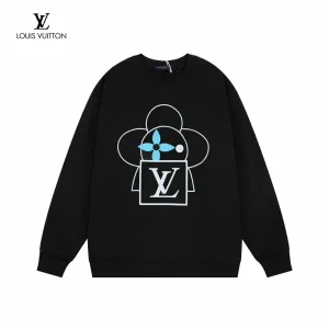 LV【LOUIS VUITTON  公式旗艦店】ルイヴィトン 丸首の衛衣 スウェット ご好評に付き再入荷！241217