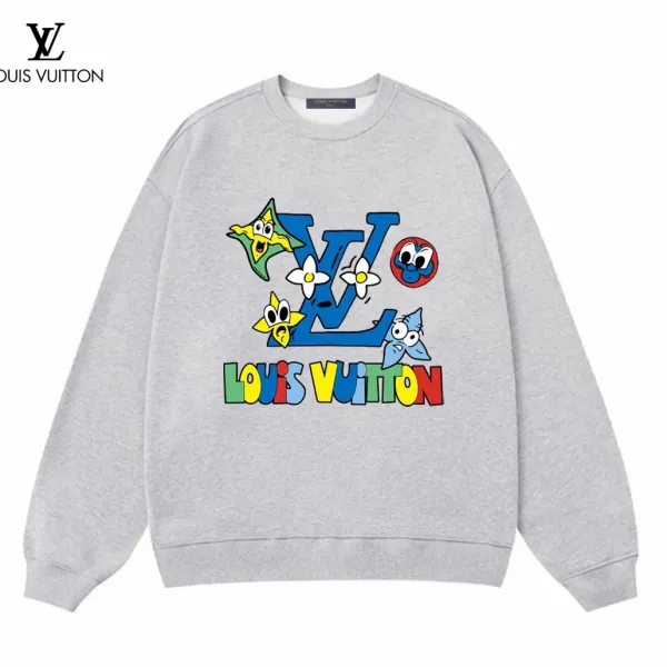 LV【LOUIS VUITTON  公式旗艦店】ルイヴィトン 丸首の衛衣 スウェット ご好評に付き再入荷！241217