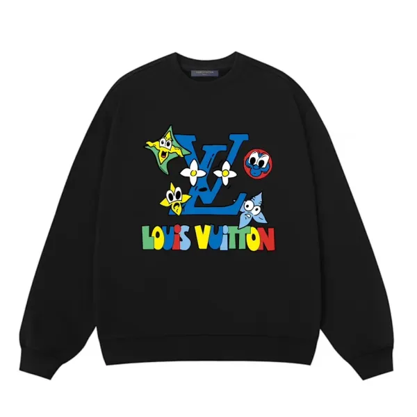 LV【LOUIS VUITTON  公式旗艦店】ルイヴィトン 丸首の衛衣 スウェット ご好評に付き再入荷！241217