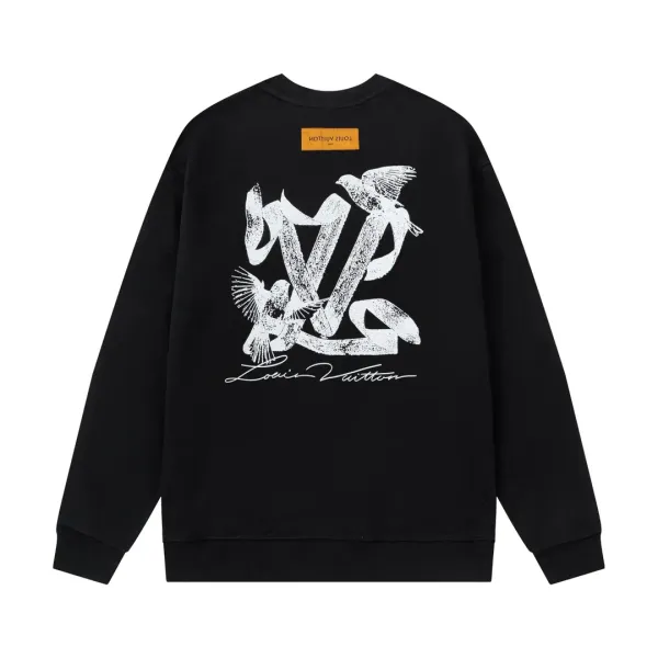 LV【LOUIS VUITTON  公式旗艦店】ルイヴィトン 丸首の衛衣 スウェット ご好評に付き再入荷！ 241121