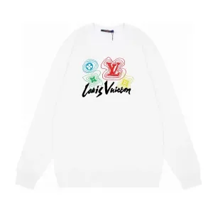 LV 【LOUIS VUITTON  公式旗艦店】ルイヴィトン 丸首の衛衣 スウェット ご好評に付き再入荷  240902