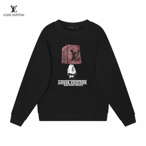 LV 【LOUIS VUITTON  公式旗艦店】ルイヴィトン 丸首の衛衣 スウェット ご好評に付き再入荷  240902