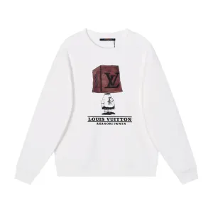 LV 【LOUIS VUITTON  公式旗艦店】ルイヴィトン 丸首の衛衣 スウェット ご好評に付き再入荷  240902