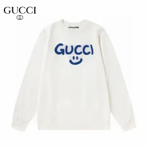 【GUCCI  公式旗艦店】グッチ  丸首の衛衣 スウェットご好評に付き再入荷！250110