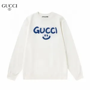 【GUCCI  公式旗艦店】グッチ  丸首の衛衣 スウェット ご好評に付き再入荷！241120