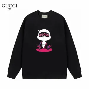 【GUCCI  公式旗艦店】グッチ  丸首の衛衣  スウェット ご好評に付き再入荷！241120
