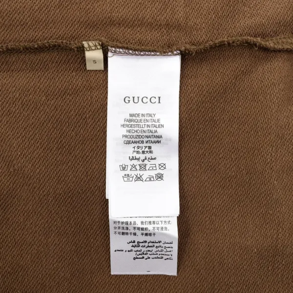 【GUCCI  公式旗艦店】グッチ 丸首の衛衣 スウェットご好評に付き再入荷 241113