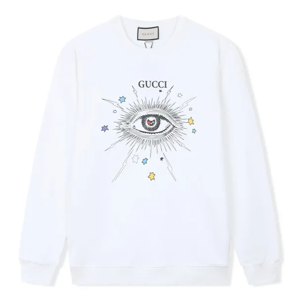【GUCCI  公式旗艦店】グッチ 丸首の衛衣 スウェットご好評に付き再入荷 240902