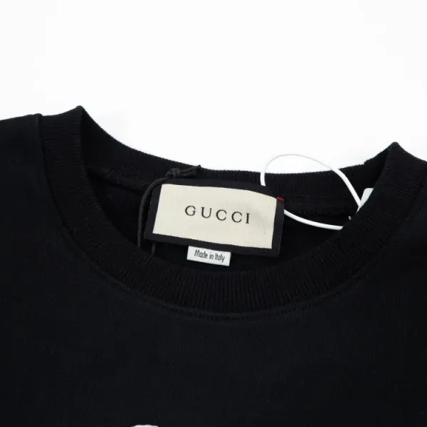 【GUCCI  公式旗艦店】グッチ 丸首の衛衣 スウェットご好評に付き再入荷 240902